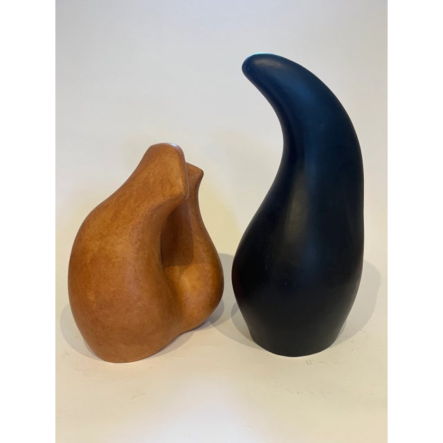 Sculpture Materials Biomorphic Sculptures in the Manner of Henry Moore by Ruth Pumphrey “Figures” For Sale - Image 7 of 10