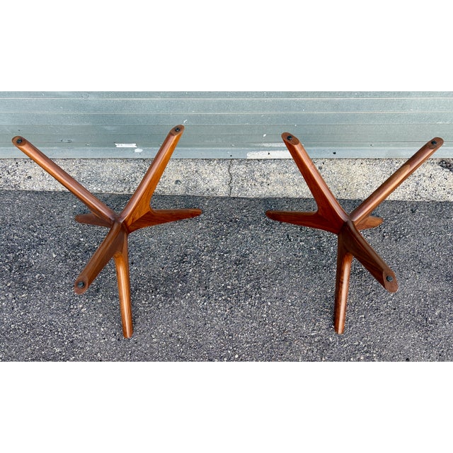 A Pair of Vintage Mid Century Modern Adrian Pearsall for Craft Associates Side Tables . Circa 1960s For Sale - Image 14 of 18