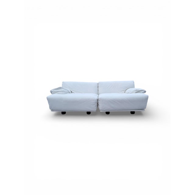 Fiandra 2-Seater Sofa by Vico Magistretti for Cassina, 1970s, Set of 2 For Sale - Image 10 of 16