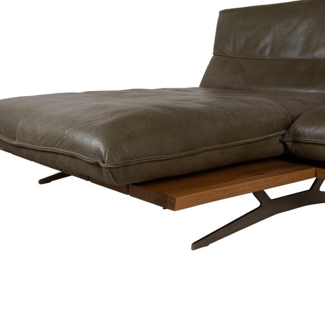 Green Malta Leather Corner Sofa from Koinor For Sale - Image 8 of 18