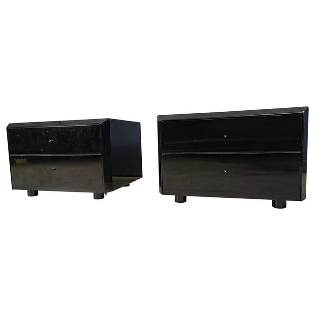 Bedside Cabinets by Interluke, 1970s, Set of 2 For Sale - Image 11 of 11