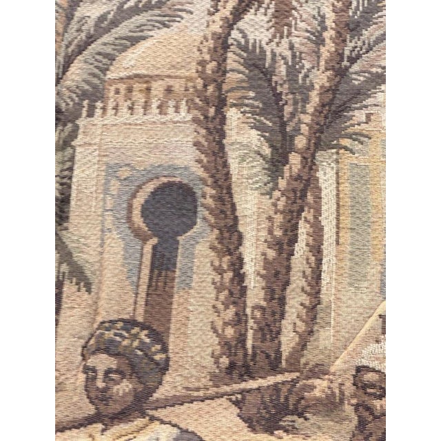 Mid-Century Jacquard Tapestry in the style of Aubusson, 1950s For Sale - Image 16 of 18