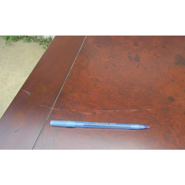 1980s Huge Monumental Bau Custom Dining Room Table Banquet Conference French Regency For Sale - Image 12 of 17