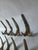 Mid-Century Modern Brass Model 4056 Wall Hooks from Carl Auböck, 1950s, Set of 9 For Sale - Image 3 of 8