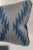 Rustic Navajo Indian Weaving in Blue Colors Pillow For Sale - Image 3 of 5