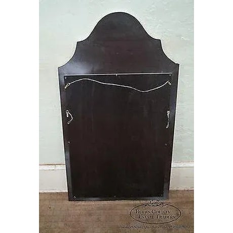 Hand Painted Venetian Andrea Davinci Braun Mirror For Sale - Image 11 of 13