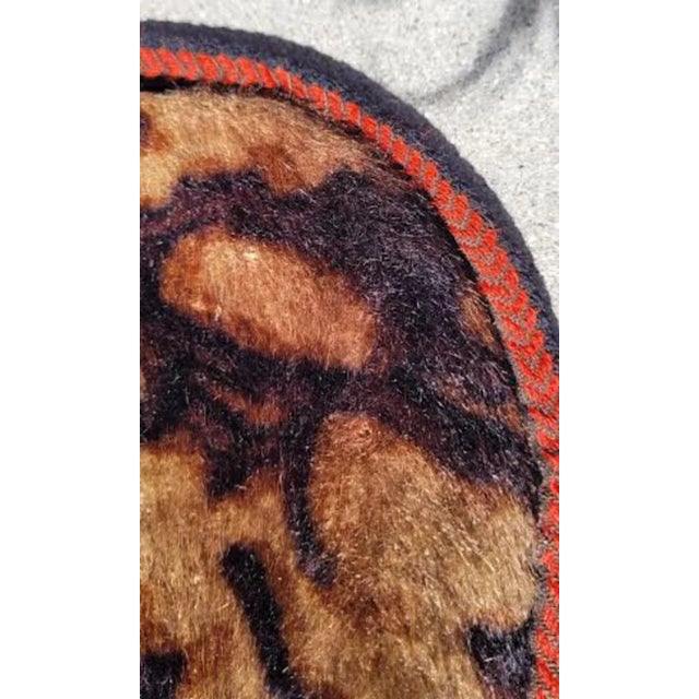 Antique Leopard Carriage Blanket For Sale - Image 4 of 8