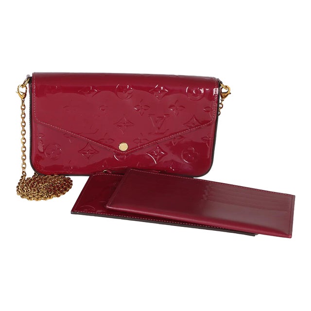 Fuschia Monogram Vernis Felicie Pochette For Sale