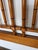 1960s Chinese Chippendale Faux Bamboo Queen Headboard With Brass Finials For Sale In Miami - Image 6 of 8