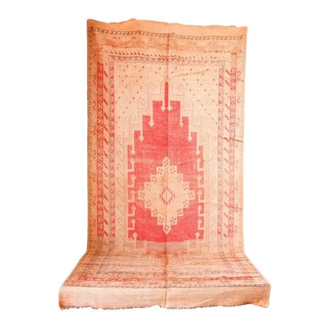 Vintage Moroccan Berber Tribal Rug, Circa 1960 For Sale