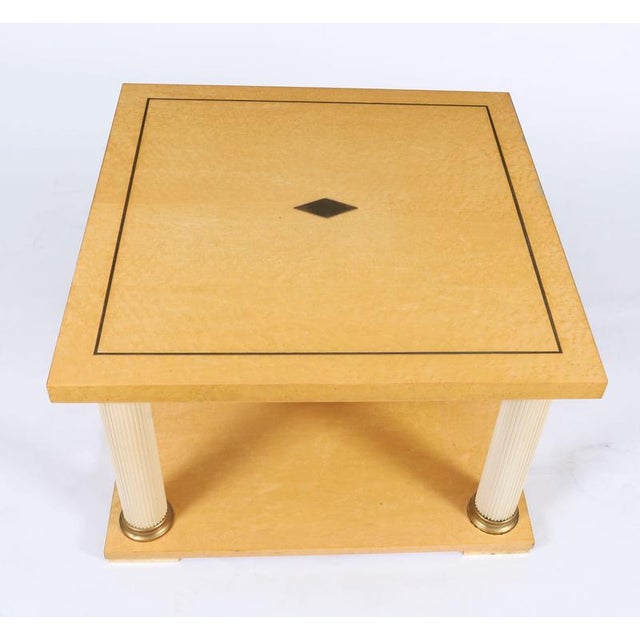 Vintage Biedermeier Birdseye Maple Coffee Tables from Harrods, 20th Century, Set of 2 For Sale - Image 11 of 17