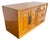 Chinoiserie 1950s Mid Century Asian Yellow Lacquer Wood Tansu Chest For Sale - Image 3 of 12