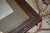1930s Vintage Carved Oak Wood Rectangular Picture Frame W/ Glass For Sale - Image 5 of 12