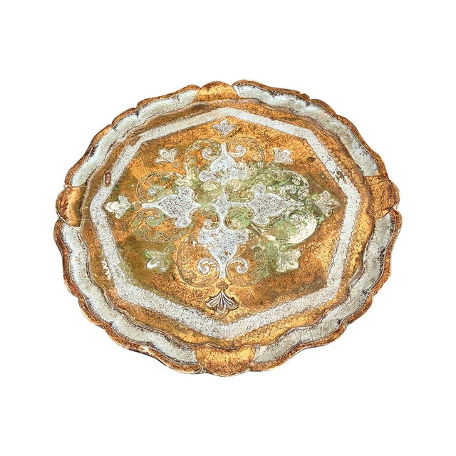 Italian 19th Century Turquoise Florentine Table For Sale - Image 3 of 3