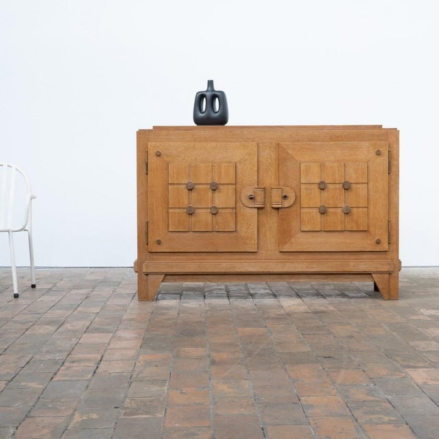Mid-Century Modern Vintage Sideboard in the style of Charles Dudouyt, 1940s For Sale - Image 3 of 9