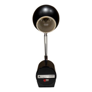 1960s Space Age Desk Lamp by Viscount Japan After Lightolier Lytegem For Sale