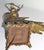 French Bronze and Marble Antique Peacock Table Lamp For Sale In Miami - Image 6 of 11