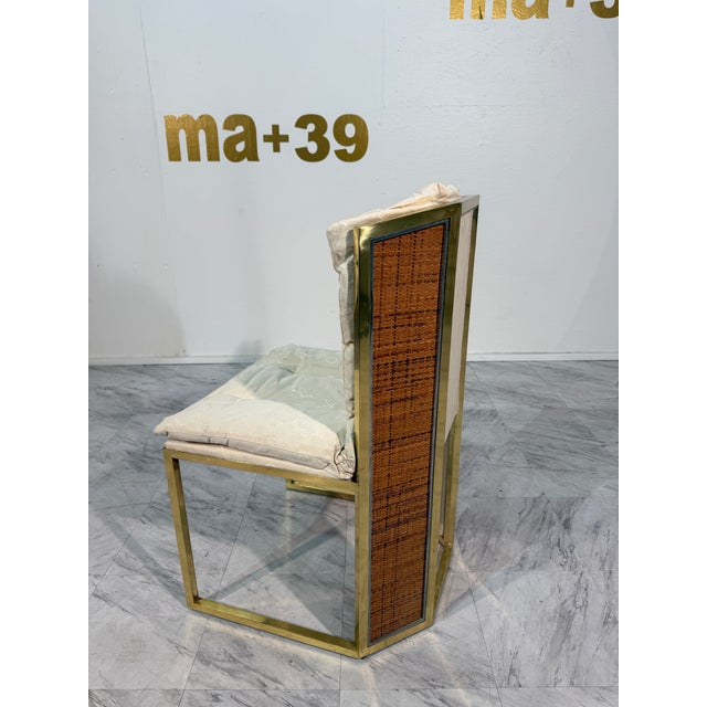 This rare set of six Italian dining chairs by Marzio Cecchi, embodies the bold eclecticism of 1970s design. Each chair...