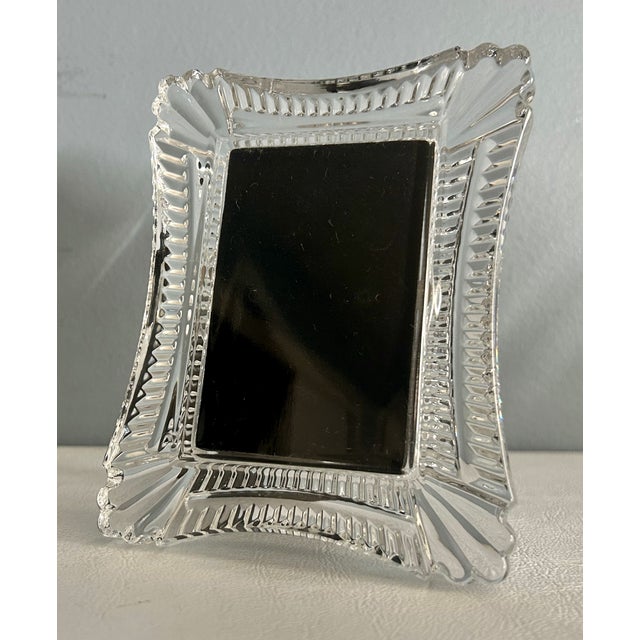 Traditional Vtg. Waterford Wellesley Crystal Picture Frame For Sale - Image 3 of 11