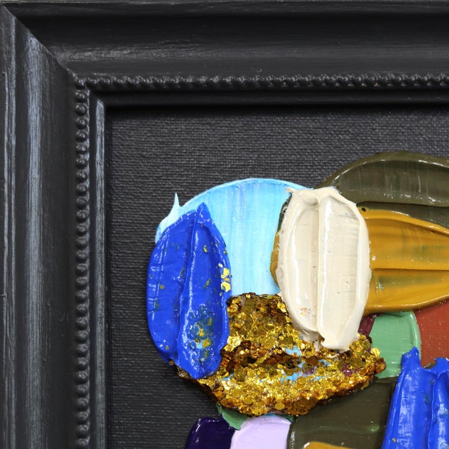 2020s Layers on Layers - Original Impasto Color Drenched Textured Abstract Painting by Shiri Phillips For Sale - Image 5 of 9