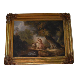 19th Century Oil on Canvas by Henry Clifford Warren