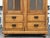 Pine Glazed Bookcase or Storage Cupboard With Four Drawers For Sale - Image 11 of 17