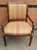 Late 20th Century Pair Hickory Chair Federal Style Mahogany & Inlay Upholstered Mahogany Armchairs For Sale - Image 5 of 11