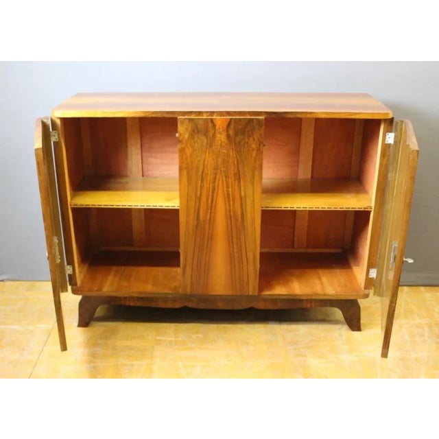 Art Deco Walnut Sideboard, 1940s For Sale - Image 11 of 15