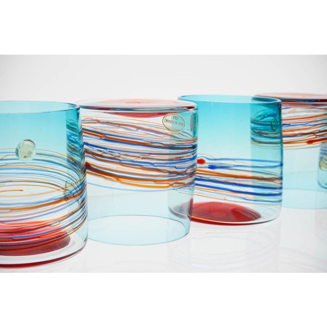 Young Collection Tumblers from Cenedese Murano, 1960s, Set of 10 For Sale - Image 11 of 18