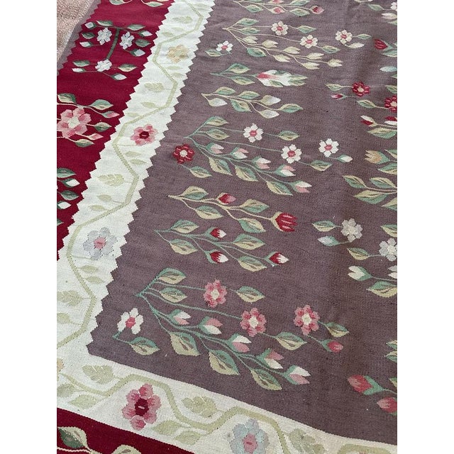 Mid-Century Transylvanian Kilim Rug from Bobyrugs, 1960s For Sale - Image 9 of 18