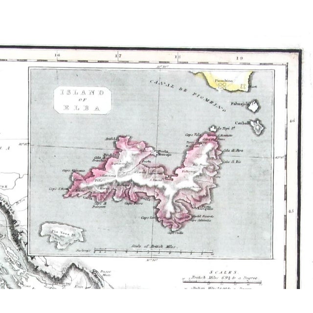 Map of Italy Drawn & Engraved by R. Scott for Thomsons, Edinburgh, 1814 For Sale - Image 5 of 8