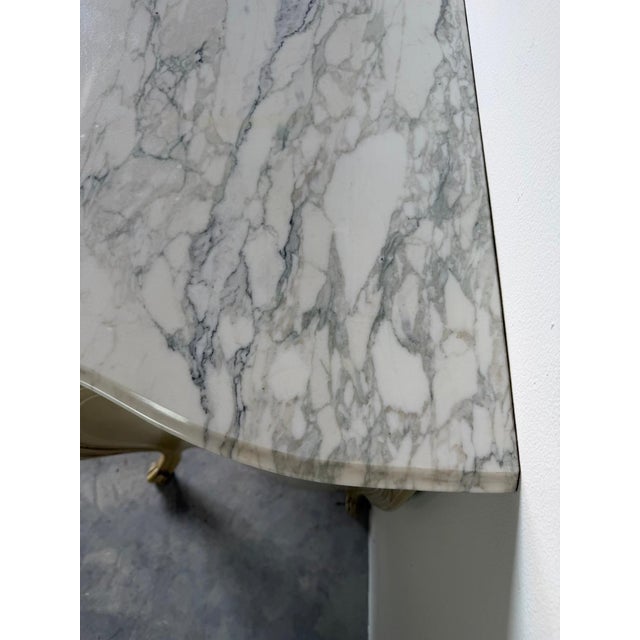 Vintage Grosfeld House French Rococo Style Marble Top Double Dresser For Sale - Image 13 of 13