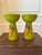 Mid 20th Century Vintage Rosenthal Netter Aldo Londi for Bitossi Art Pottery Candleholders, Made in Italy - A Pair For Sale - Image 5 of 18