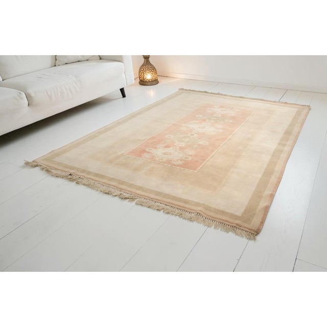 Tribal Anatolian Floral Handknotted Carpet For Sale - Image 3 of 9
