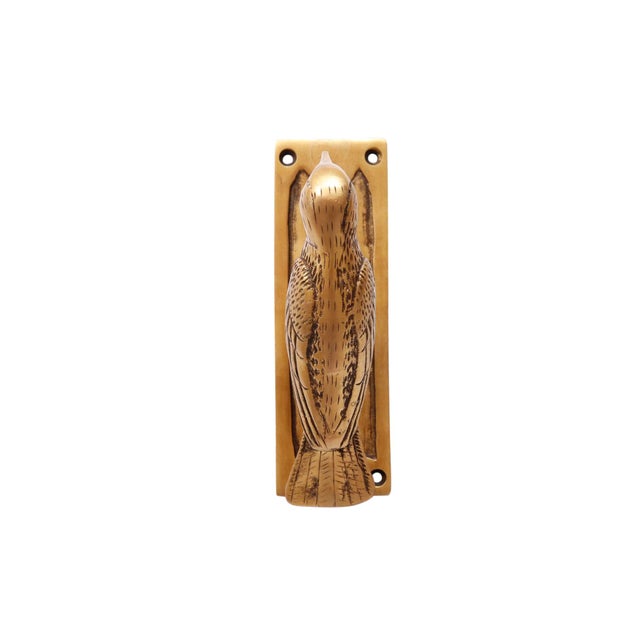 Brass Woodpecker Door Knocker For Sale - Image 4 of 6