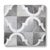 Handmade Quatrefoil Cowhide Leather Ottoman Pouf 18x18x18 in Neutral Cube For Sale In San Francisco - Image 6 of 8