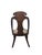 Antique Federal Style Carved Wood Side Chair With Floral Needlepoint Seat For Sale - Image 18 of 18