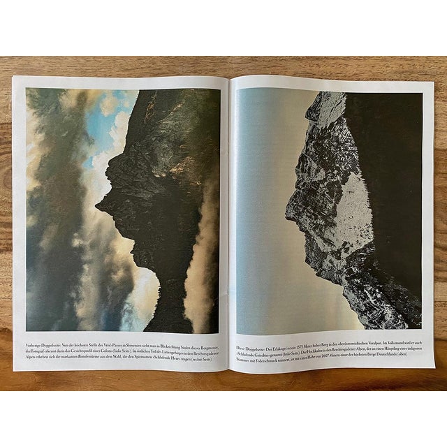 Textile "Bavarian Chief" Contemporary Limited Edition Mountain Landscape Photograph by Bernhard Lang For Sale - Image 7 of 9