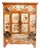 Chinese Painted Autumn Harvest Cabinet, C. 1800 For Sale