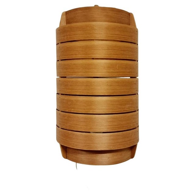 Large Pine Wall Light by Hans Agne Jakobsson, 1960s For Sale - Image 14 of 14