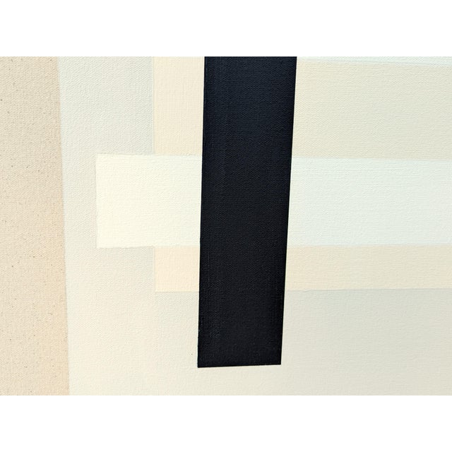 Holland Geibe l"My Ducks Are Definitely Not in a Row" Contemporary Neutral Toned Abstract, 2023 For Sale - Image 11 of 11