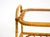 Italian Bamboo Side Table with Iced Glass Top, 1960s For Sale - Image 15 of 18