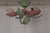 3-Light Florentine Ceiling Lamp with Colored Metal Frame, 1980s, in Very Good conditions. Designed 1980 to 1989 Up to 250V...