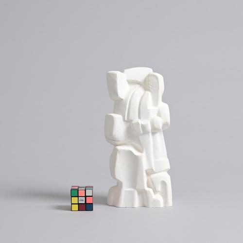 Contemporary Jan Keustermans, Abstract Sculpture, Plaster For Sale - Image 3 of 18