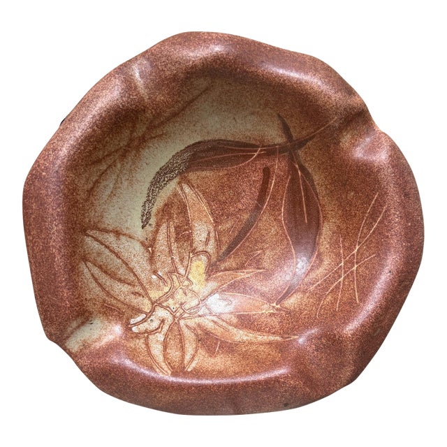 Vallauris France Ceramic Bowl Catch All Dish Ashtray Mid Century For Sale