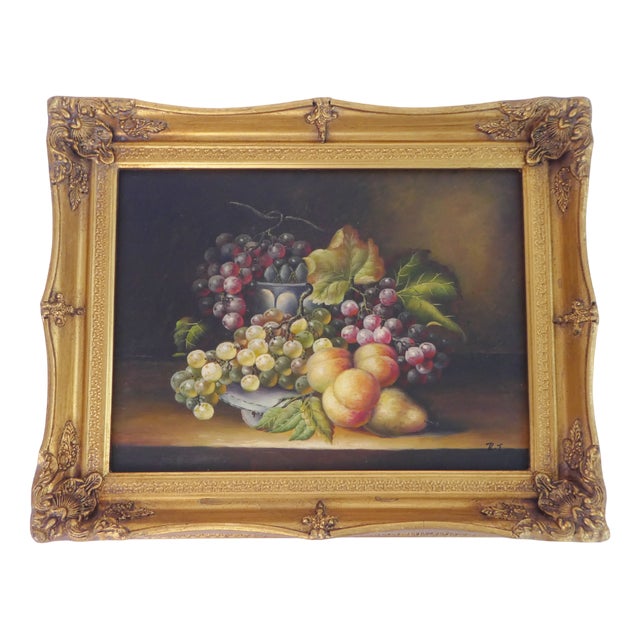 R.T, Untitled, 1950s, Oil on Canvas, Framed For Sale
