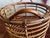 Franco Albini XXL Vintage Franco Albini Style Woven Bamboo Basket For Sale - Image 4 of 9