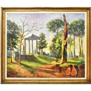 Landscape Painting by Tilleux Joseph Martin, 1949