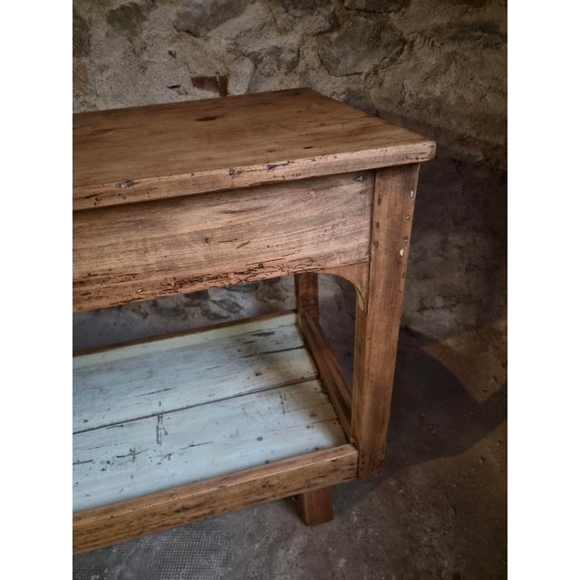 Antique French Draper's Table, 1920s For Sale - Image 9 of 18