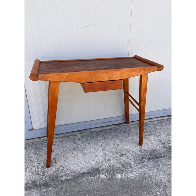 Vintage Console Table with Mirror, 1950s, Set of 2 For Sale - Image 14 of 16